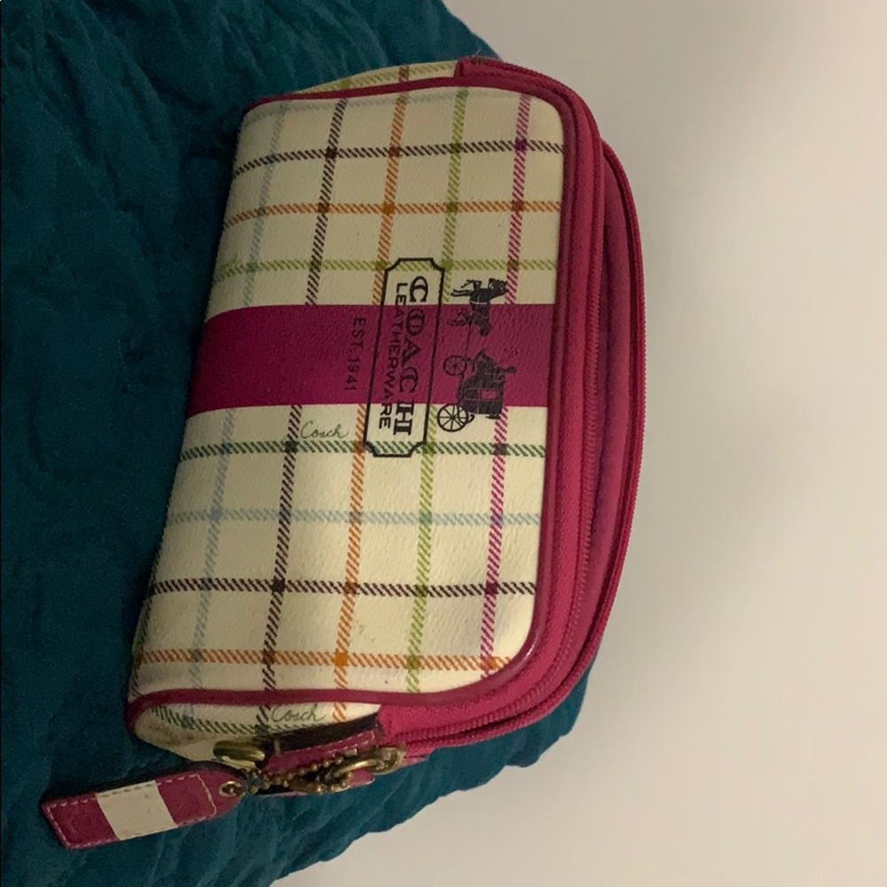 Coach cosmetic bag